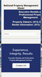 Mobile Screenshot of miami.national-property-management-group.com